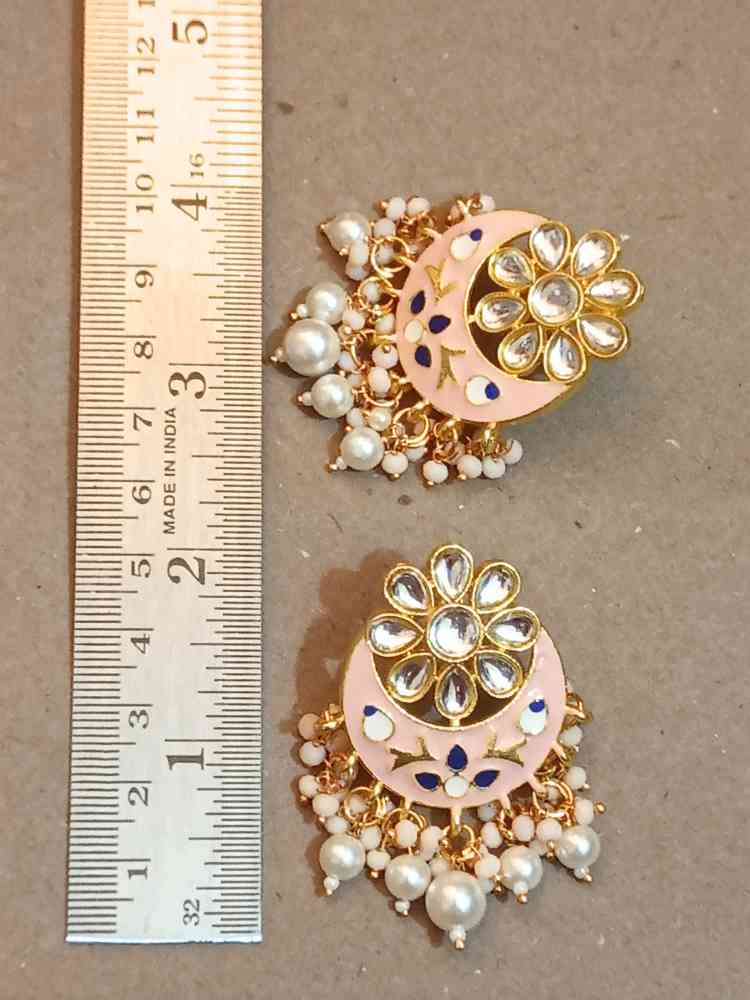 MIRA PEACH STUDS