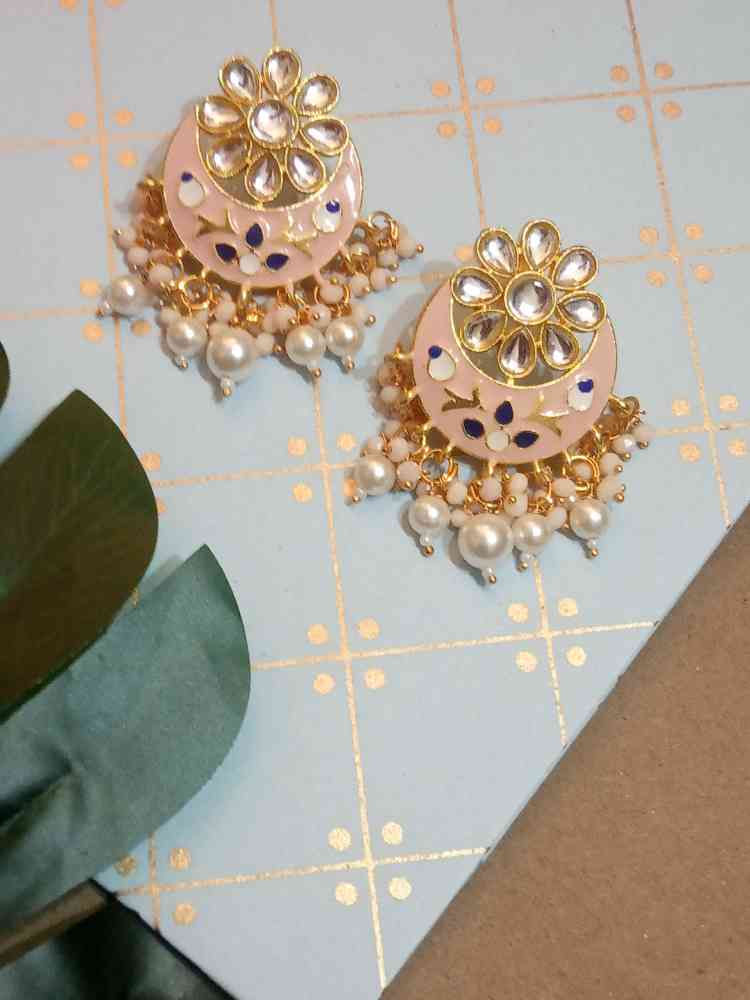 MIRA PEACH STUDS