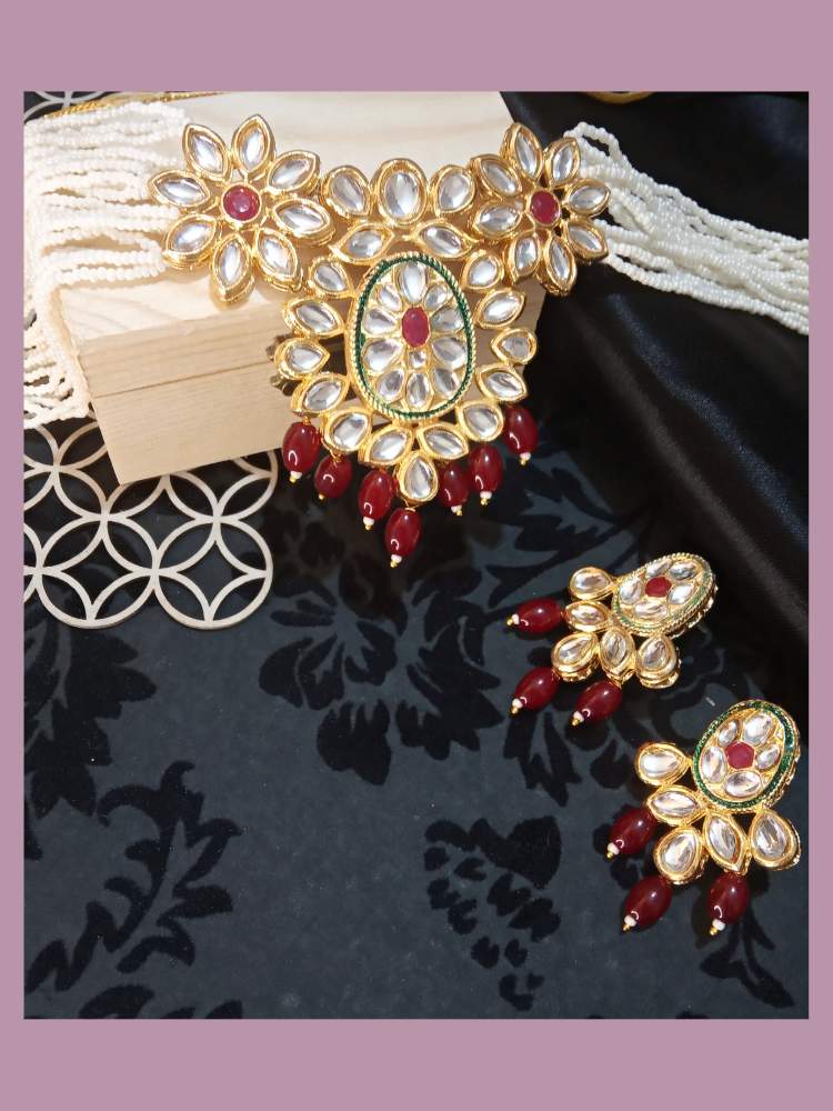 KHYAATI RED JEWELLERY SET