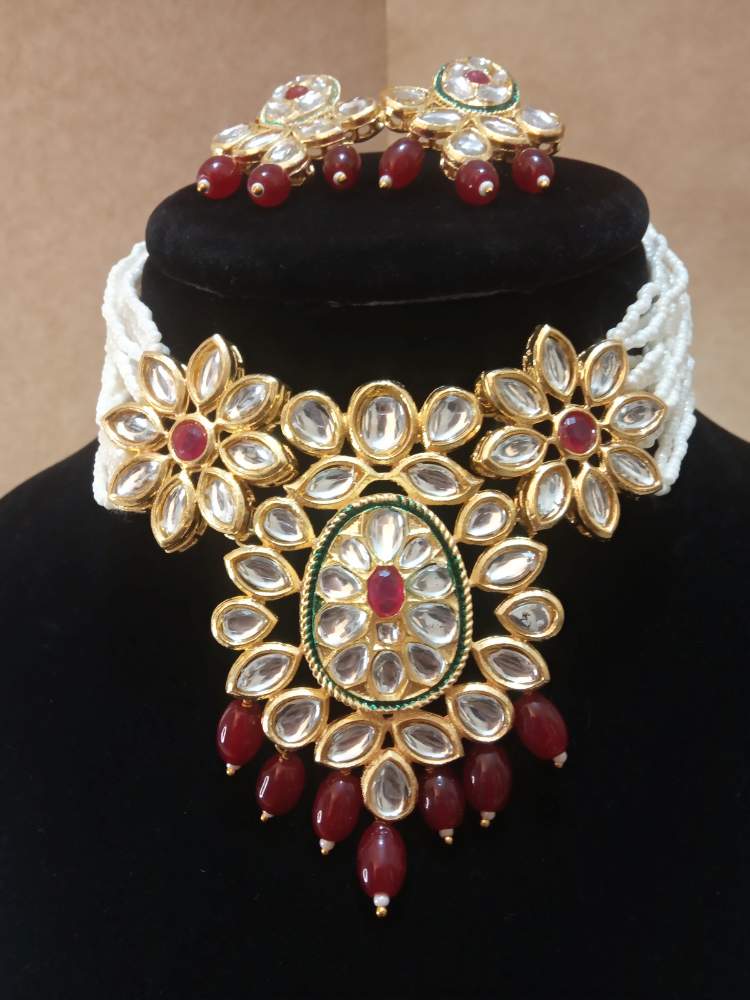 KHYAATI RED JEWELLERY SET
