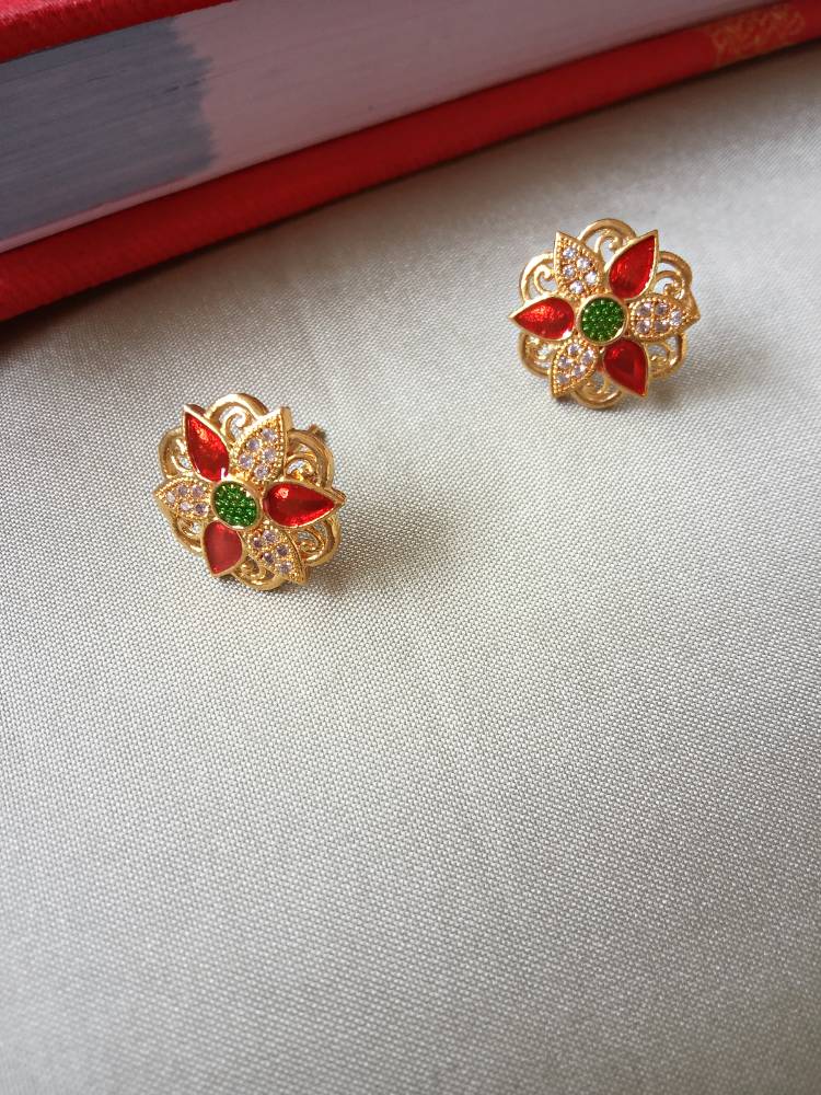 SUMOHA FLORAL STUDS