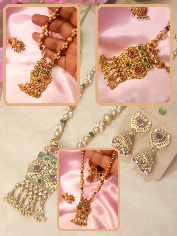 PRIYA GOLDEN JEWELLERY SET