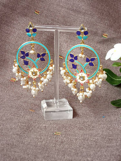 BAHAARAA FIROZI BLUE DANGLERS