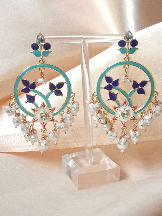 BAHAARAA FIROZI BLUE DANGLERS