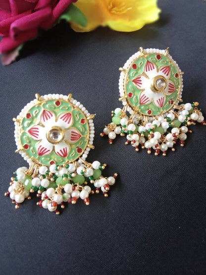 RUKMINI GREEN STUDS